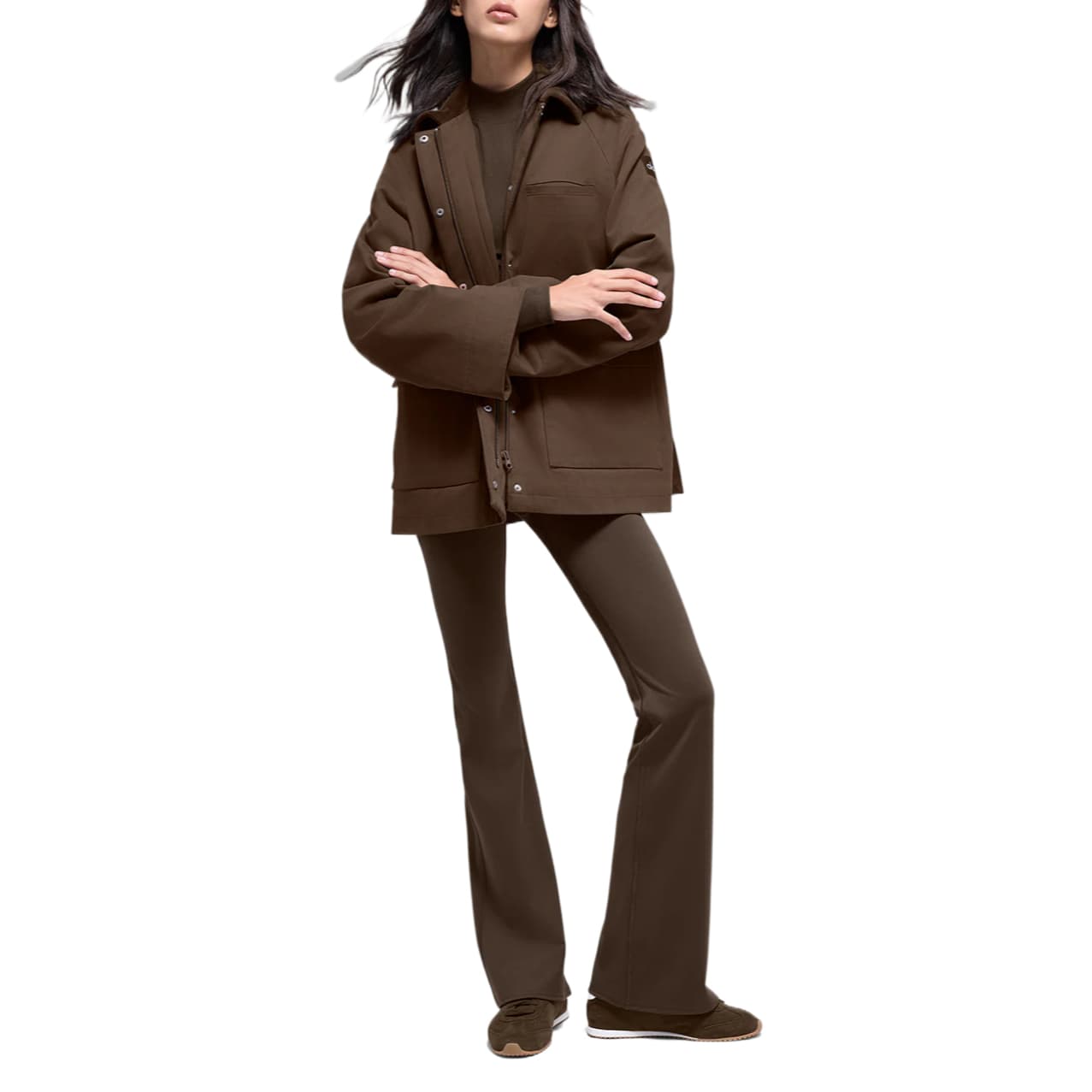 Alo Yoga Jackets Lapel Moderate Straight Fit