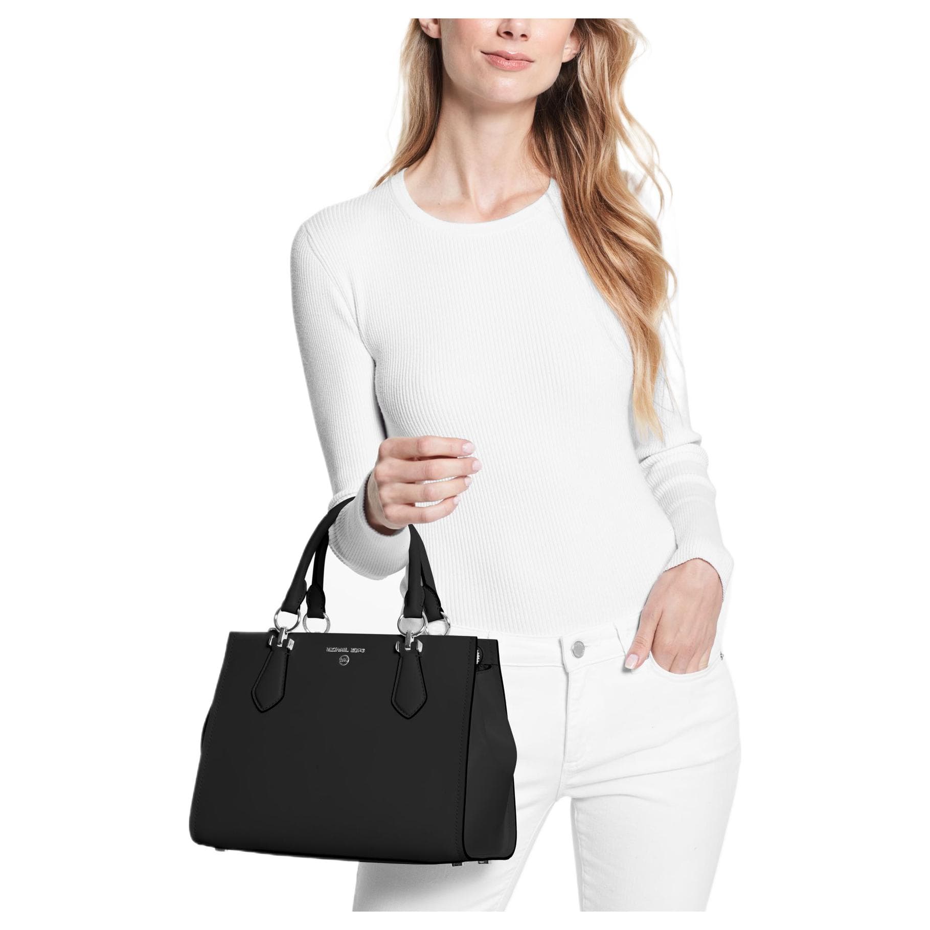 MICHAEL KORS Marilyn Medium Saffiano Satchel