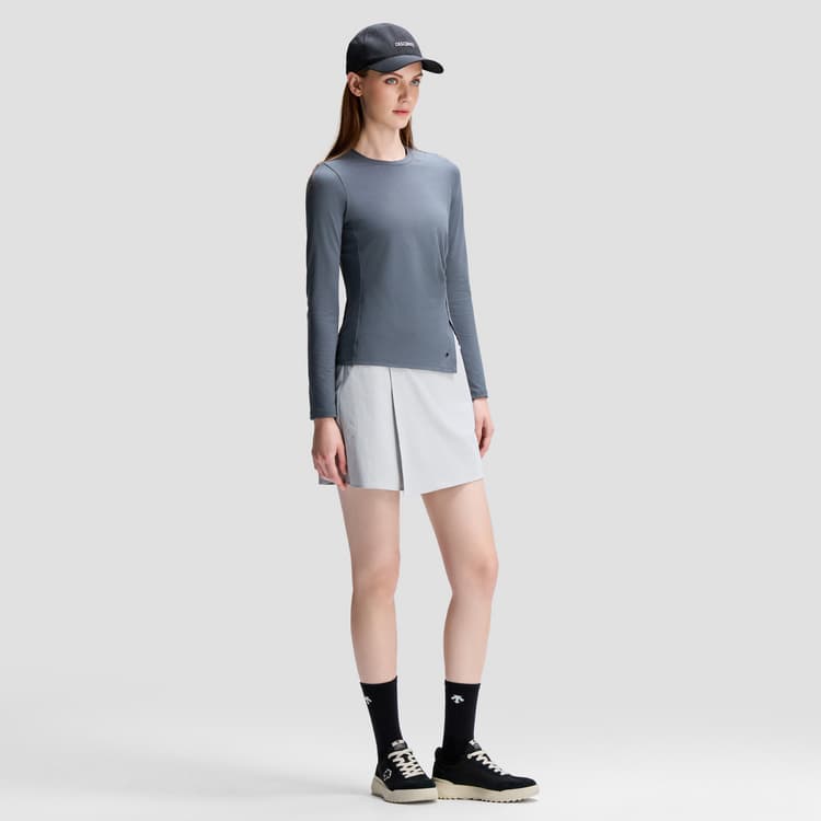 DESCENTE Women’s Studio Knitwear Crew Neck Moderate