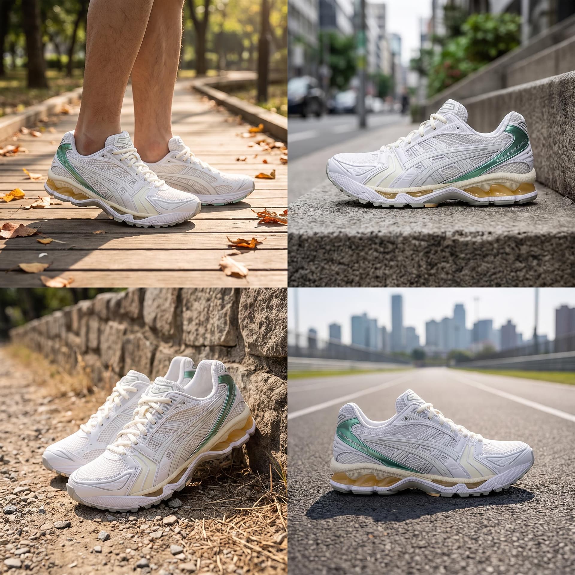 ASICS Gel Kayano 14 White Green