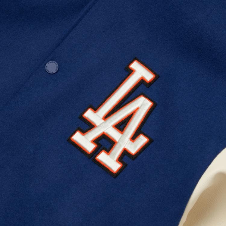 MLB Base Logo Baseball Jerseys Blue Baseball Collar Moderate Straight Fit
