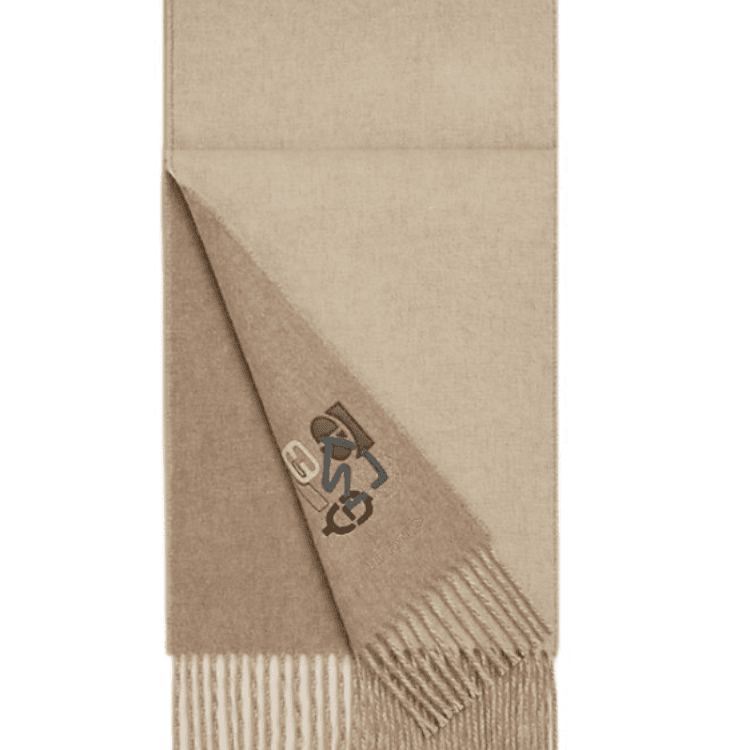 HERMES Cashmere Knit Natural Color/Mixed Beige