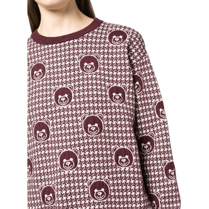 MOSCHINO Teddy Bear print Wool Jumper