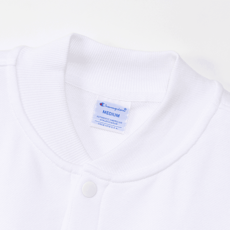 Champion Baseball Jacket Japan Version White