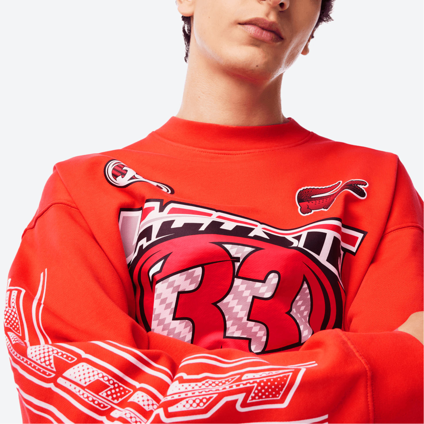 LACOSTE Sweatshirt Orange