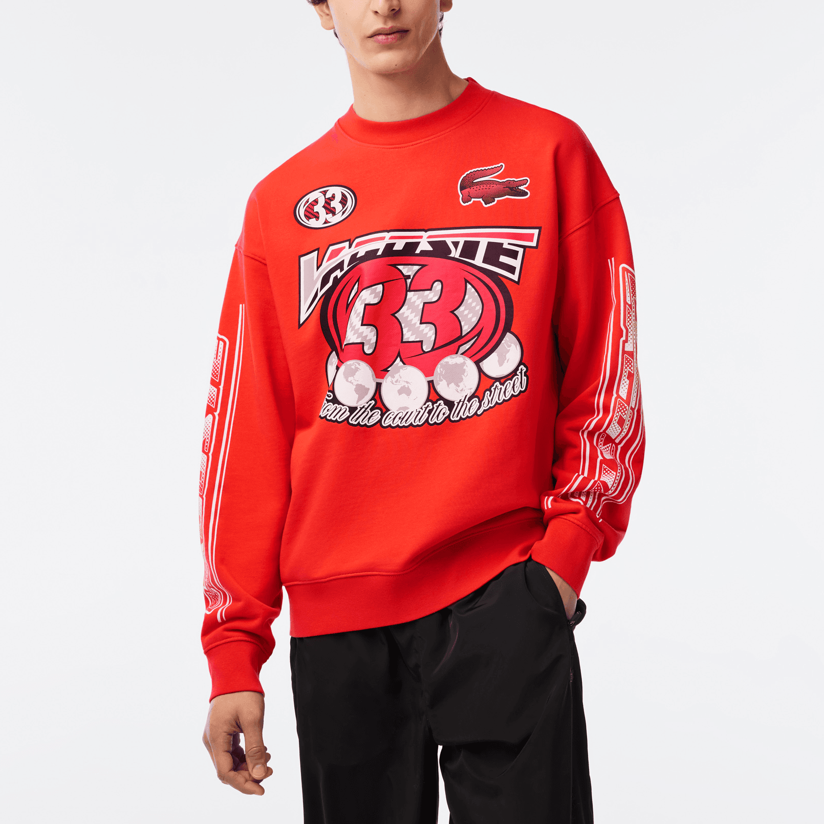 LACOSTE Sweatshirt Orange