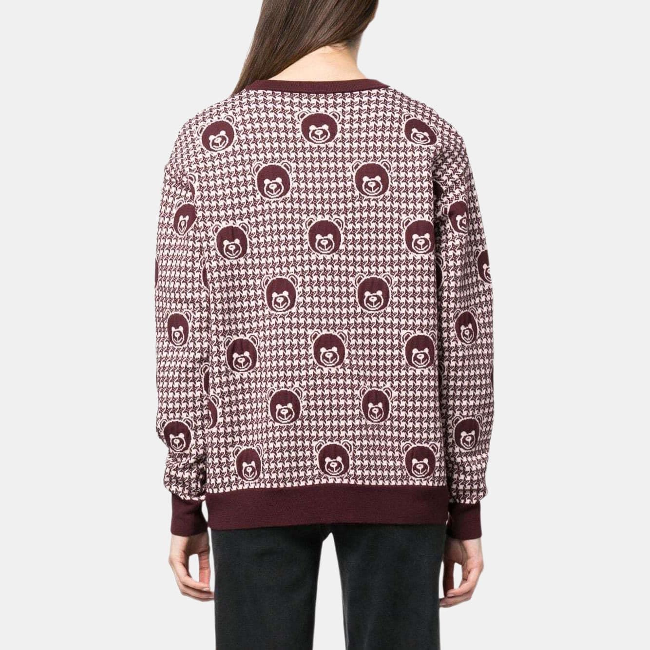 MOSCHINO Teddy Bear print Wool Jumper
