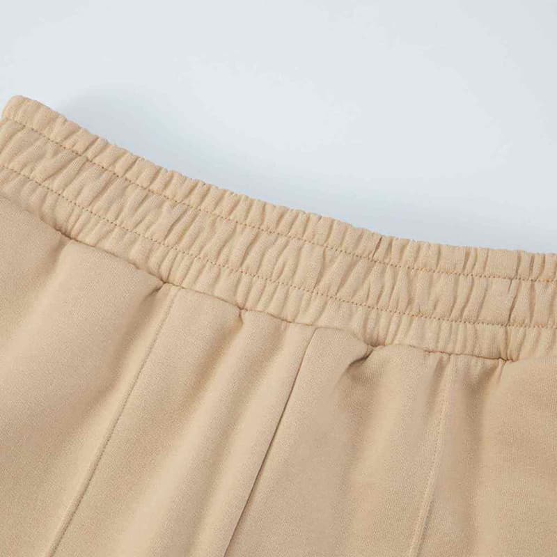 PUMA Knitted Sweatpants Khaki Moderate Straight Fit