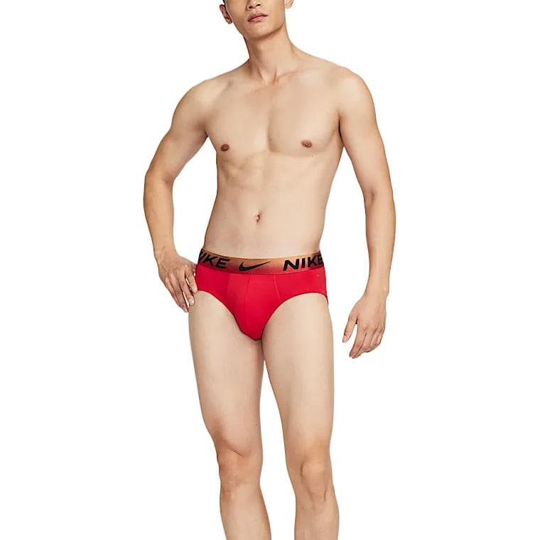 Nike Dri FIT Essential Micro Underpants 3 Pack University Red/University Gold/University Black