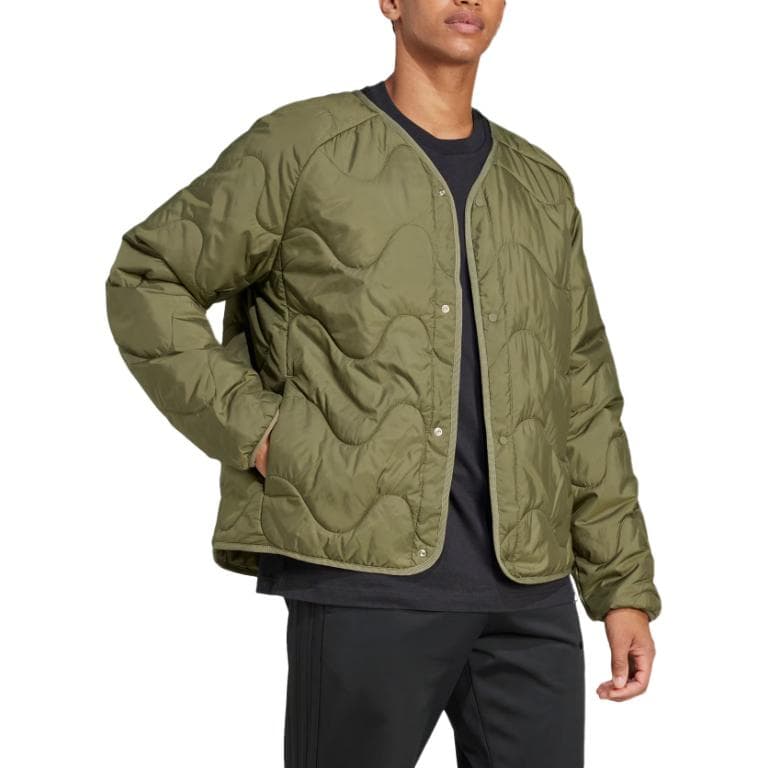 Adidas NUGANIC INS Puffer Jacket Strata Olive Green