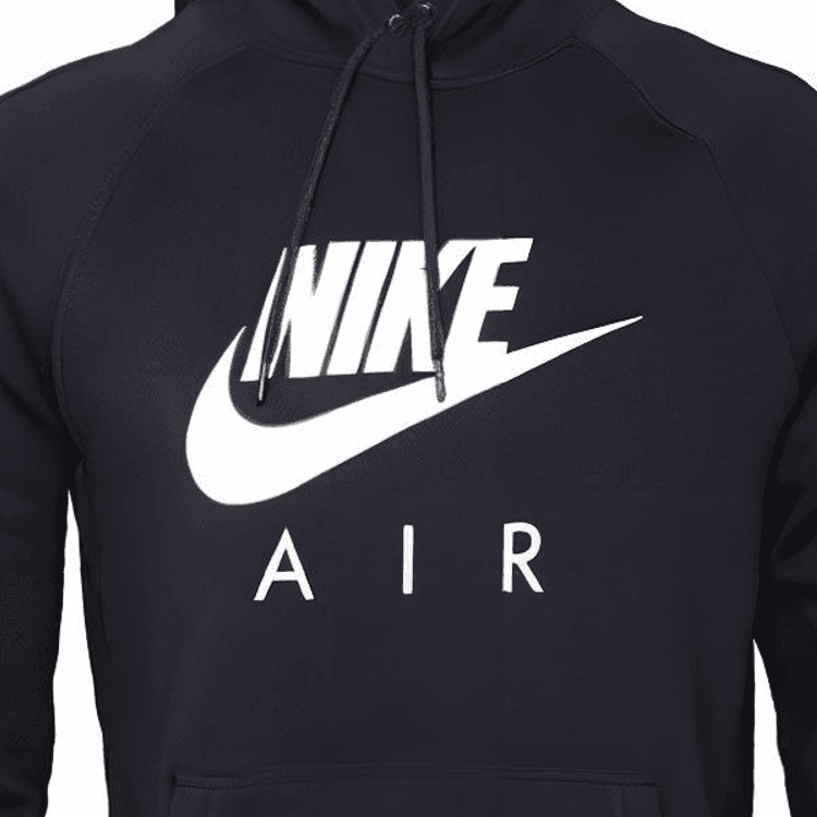 Nike Sweatshirts Black Hooded Moderate Straight Fit