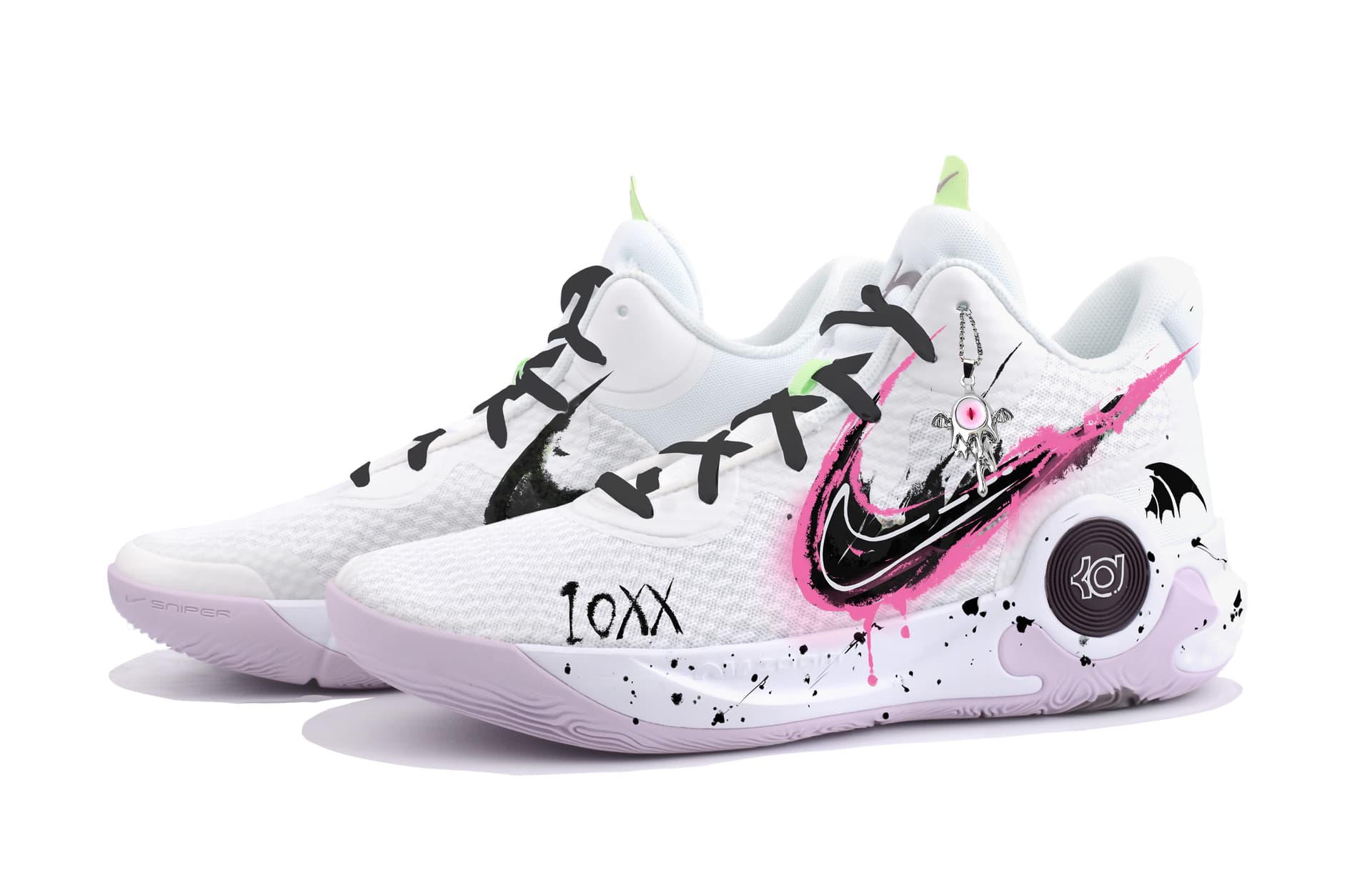 Nike KD Trey 5 IX Demon Mid Pink White