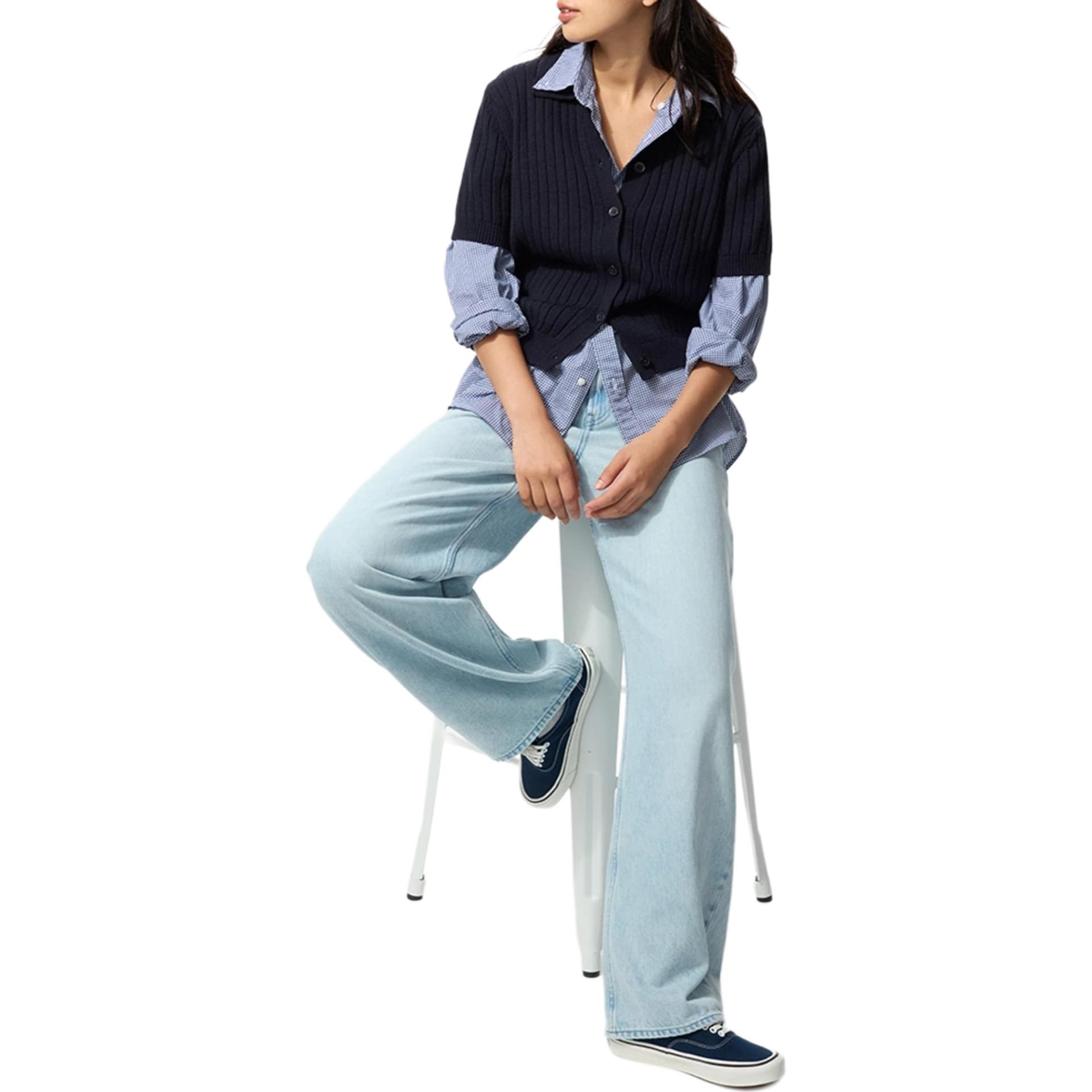 UNIQLO Jeans Pink/Blue Moderate Other
