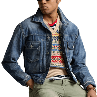 Polo Ralph Lauren SS24 Denim Jacket Loose Fit Indigo