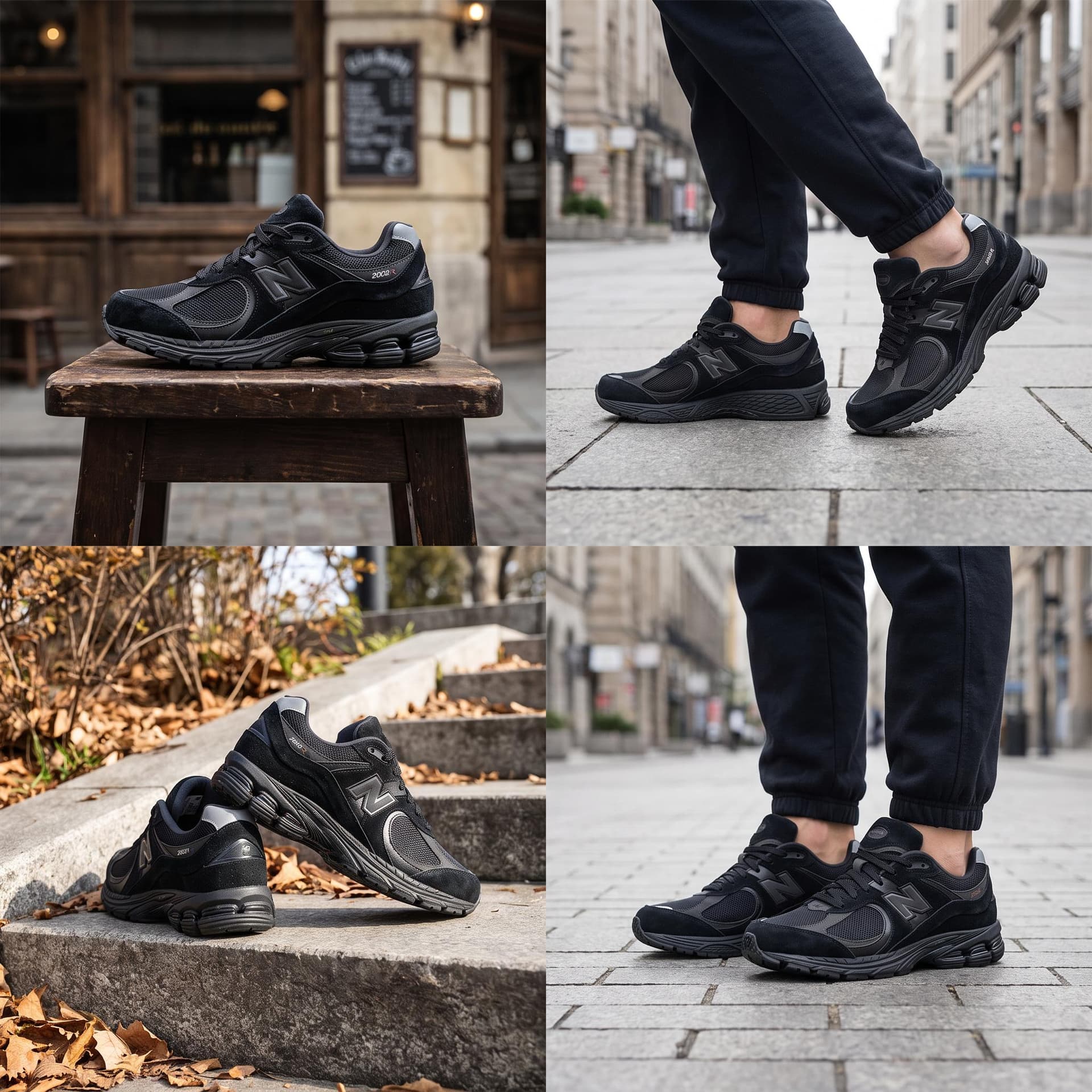 New Balance NB 2002R Fabric Breathable City Commuting Phantom Black