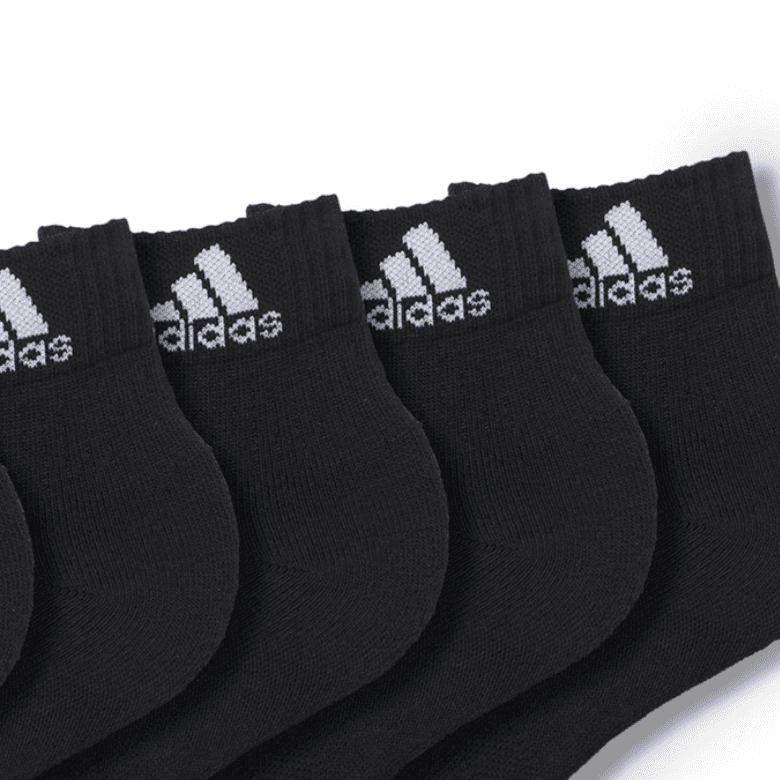 Adidas Crew 6 Pack Black
