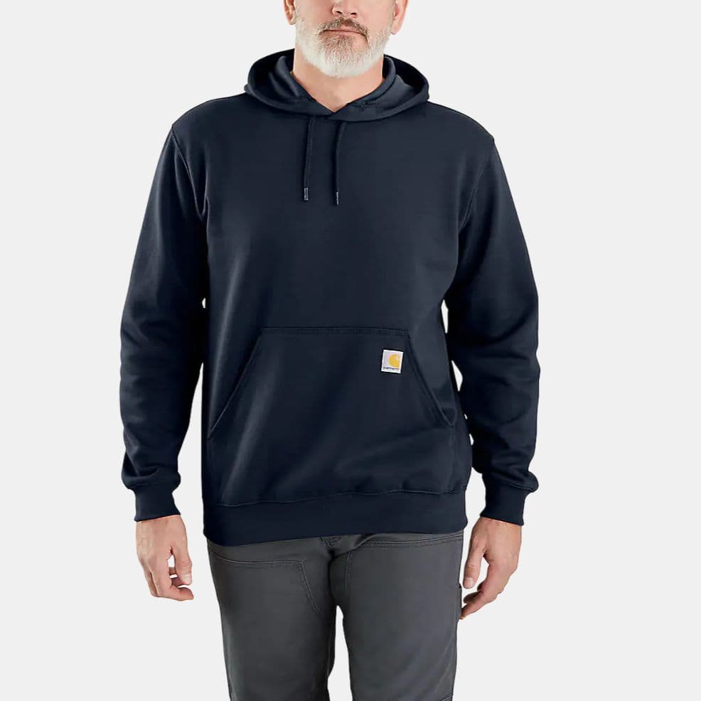 Carhartt K121 Basic Fleece Lined Sports Workwear Pullover Hooded, Medium Weight LOOSE FIT Sweatshirt