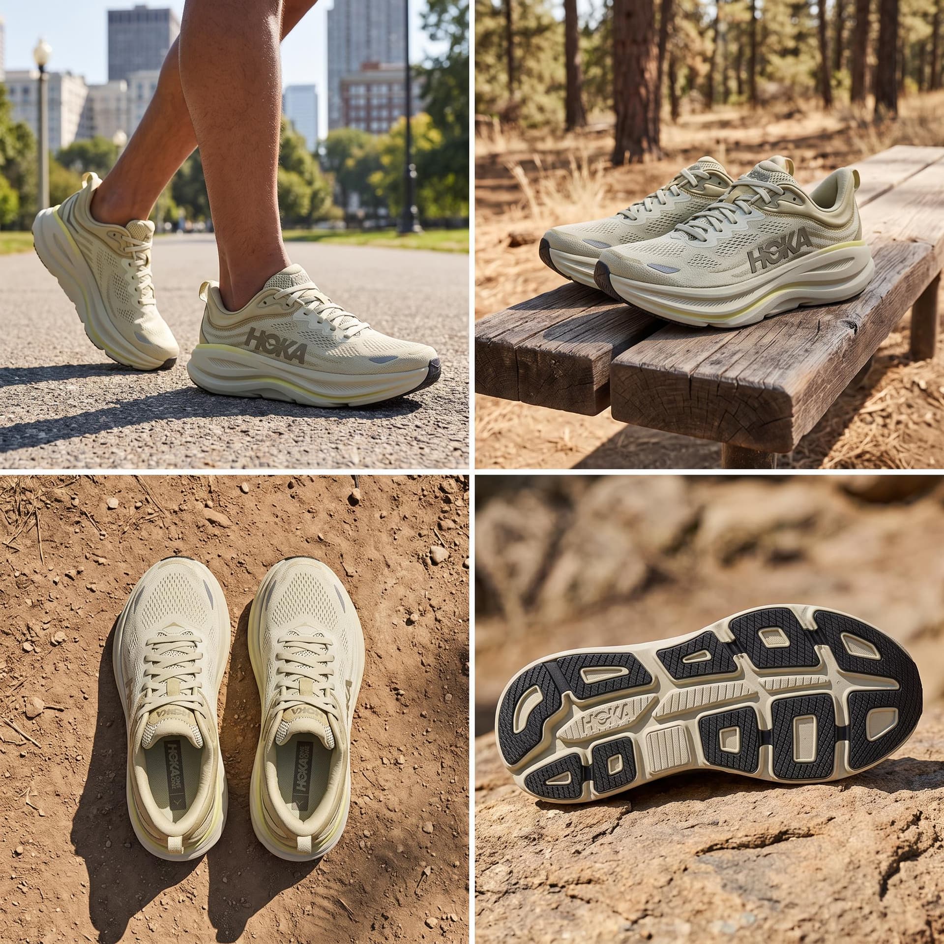 HOKA ONE ONE Bondi 9 Breathable Light Green