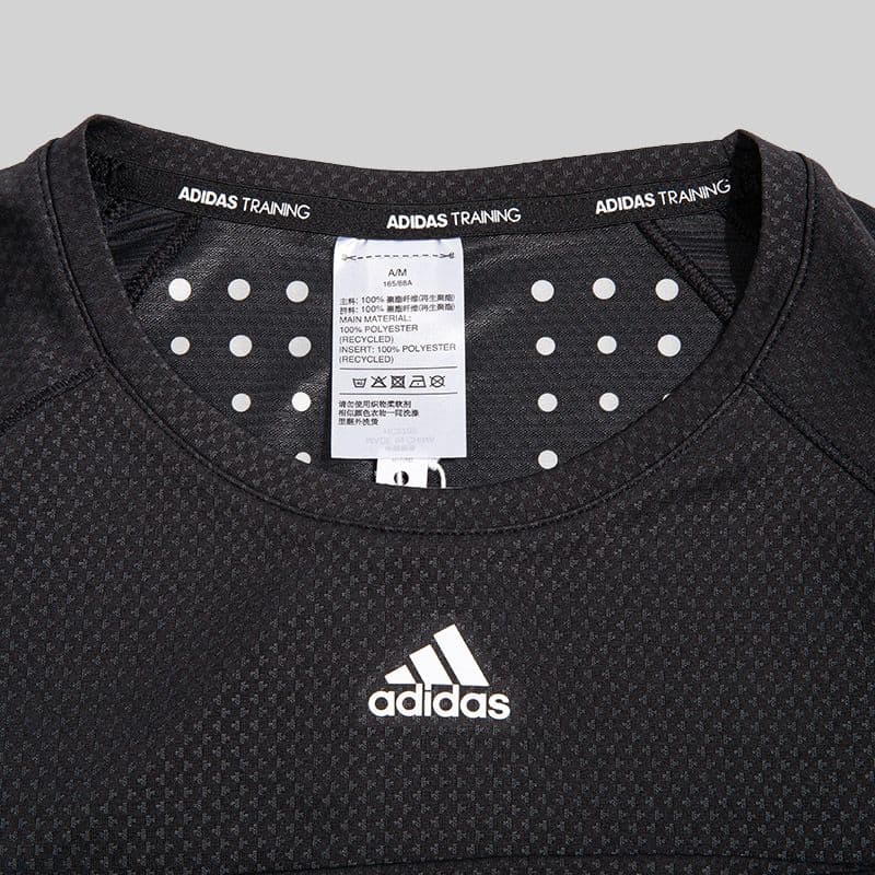 Adidas Raglan Sleeve T Shirt Black