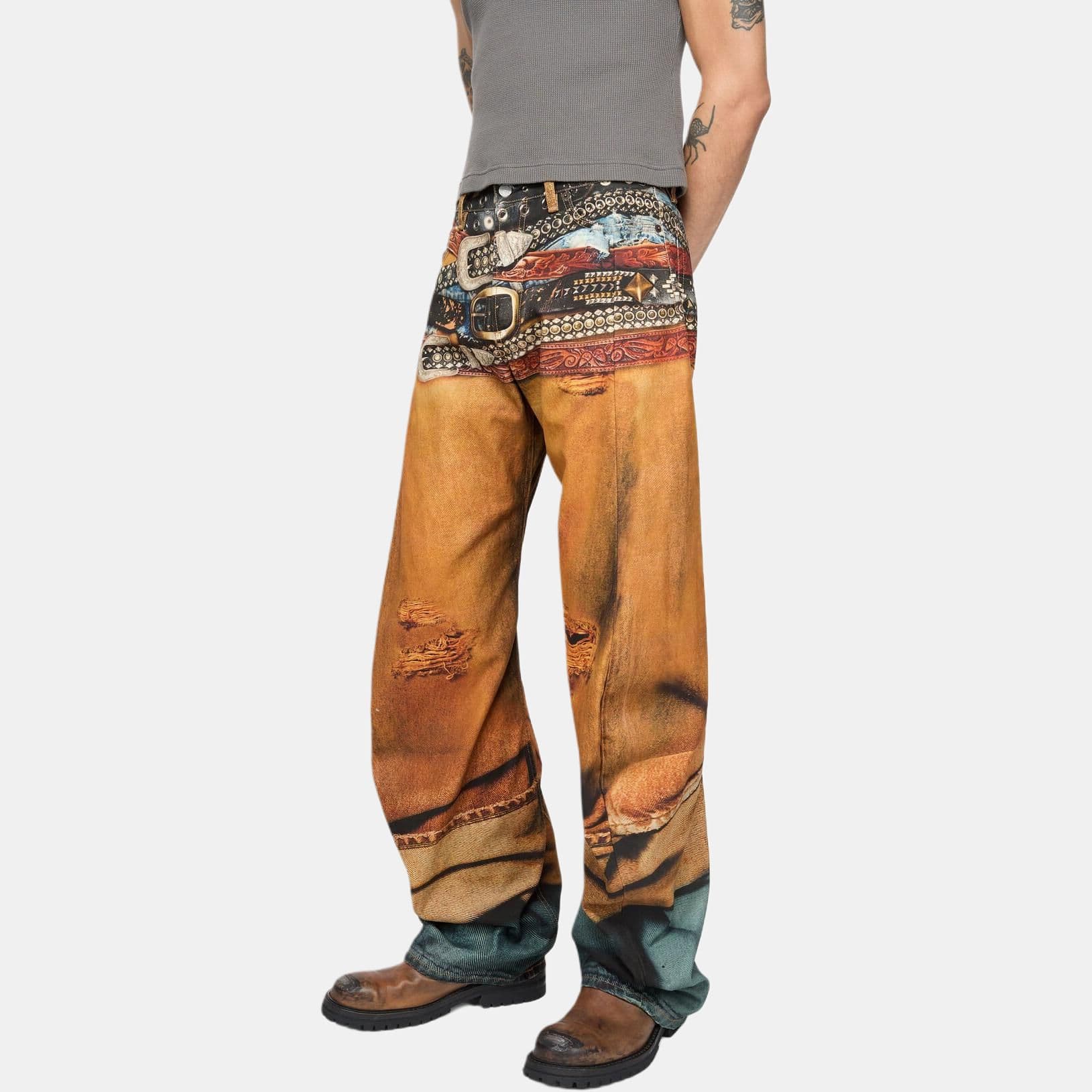 Acne Studios SS25 Jeans Rusty Orange