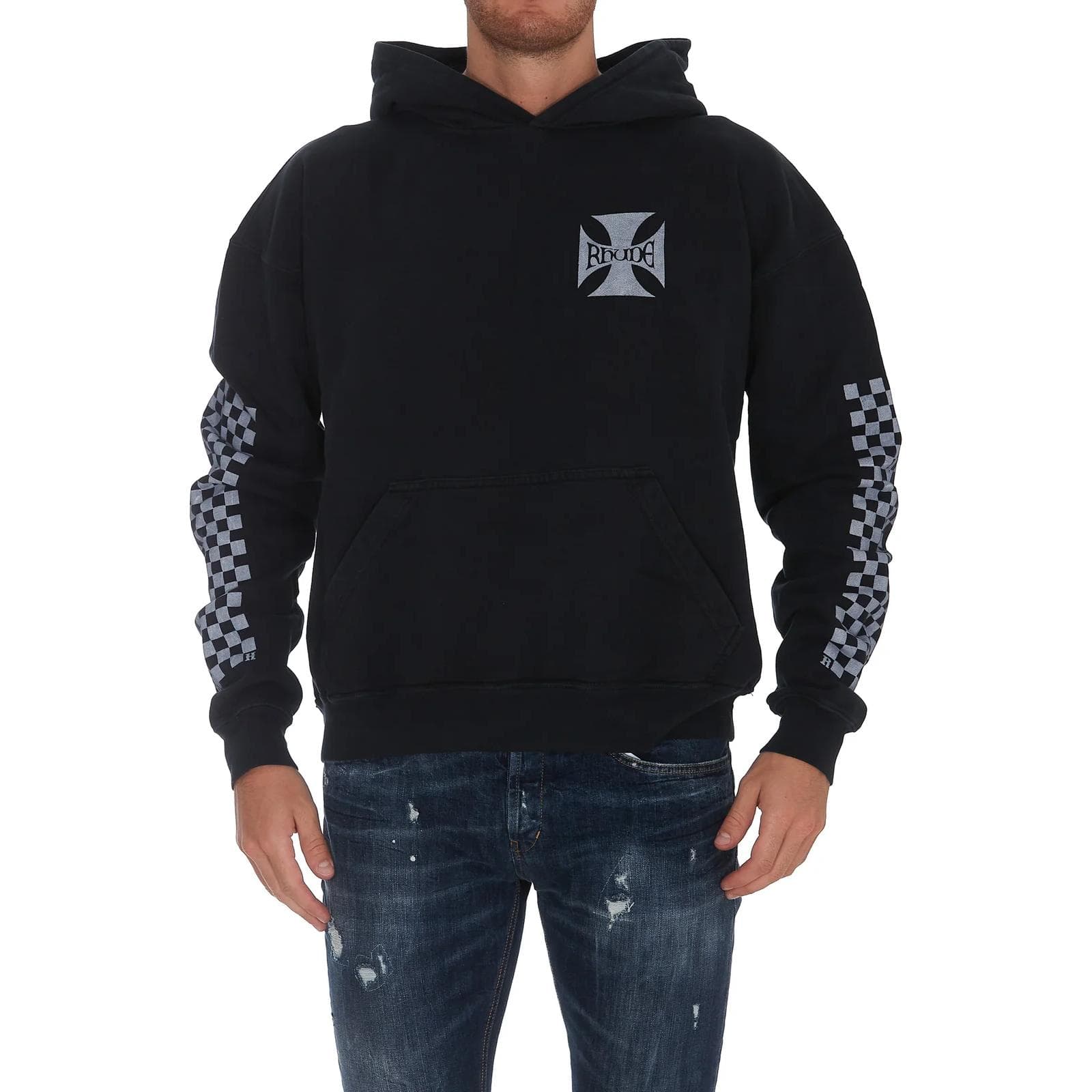 RHUDE Classic Checkers Hoodie