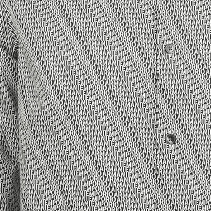EMPORIO ARMANI Shirts Marine Blue Lapel Moderate