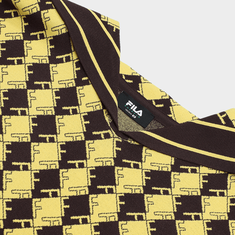 FILA Jacket Brown Yellow