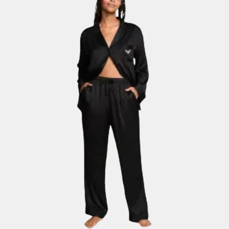 Victoria's Secret Pajama Set Black