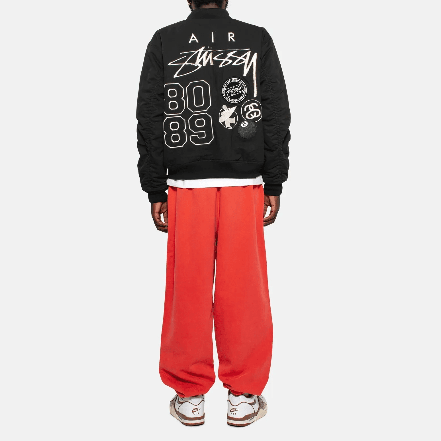 Stussy X Nike Reversible Varsity Jacket Asia Sizing