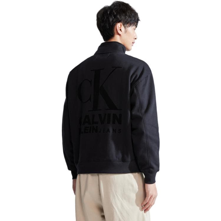 Calvin Klein Logoflocked Halfzip Sweatshirt