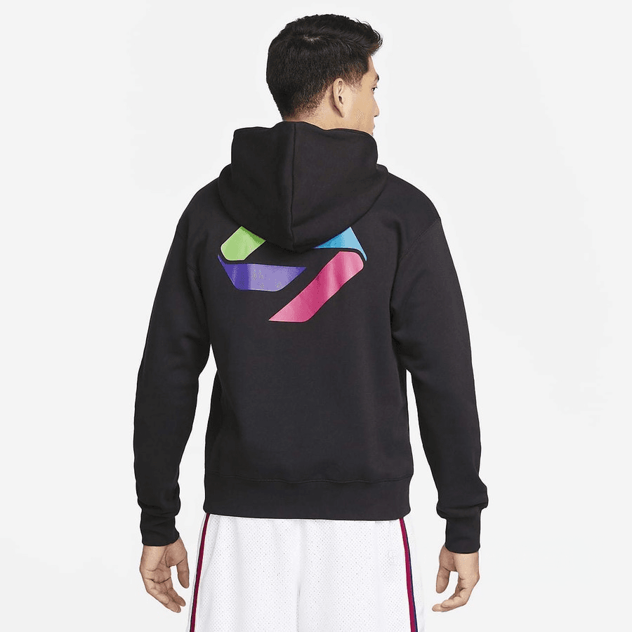Jordan Luka Ntr Glitch Sweatshirts Black Hooded Moderate Other