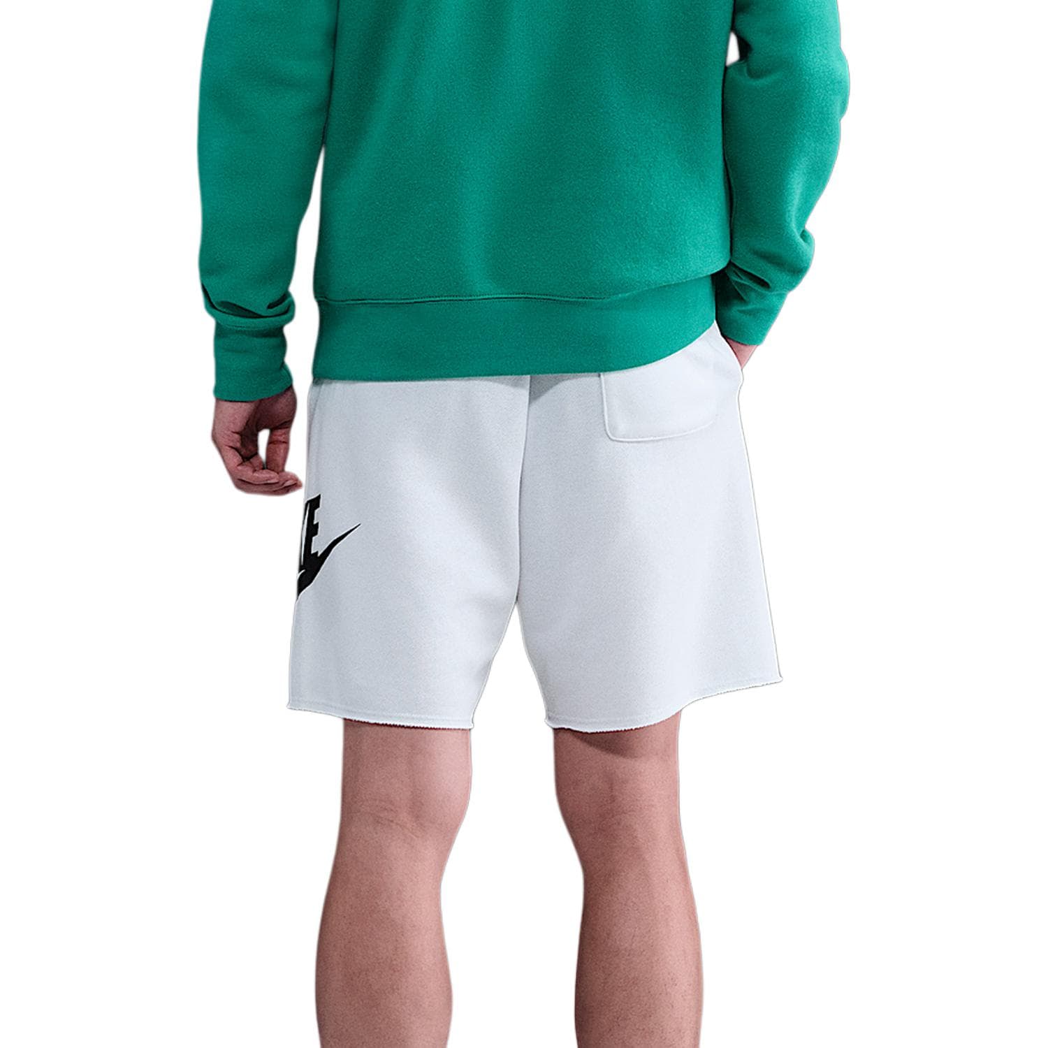 Nike Sports White Moderate Straight Fit