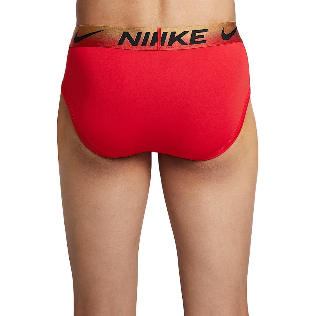 Nike Dri FIT Essential Micro Underpants 3 Pack University Red/University Gold/University Black