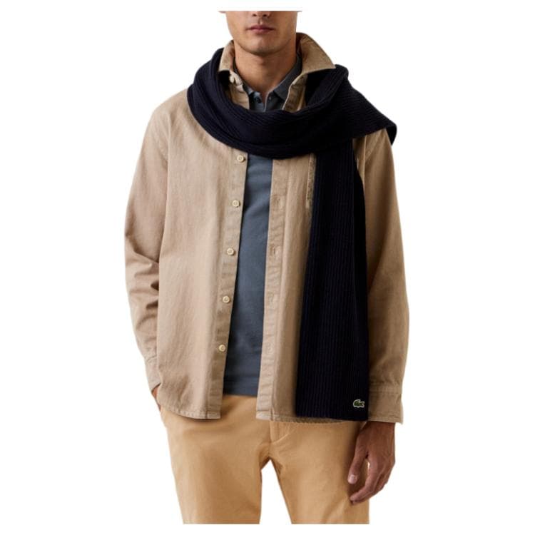 Lacoste logo scarf