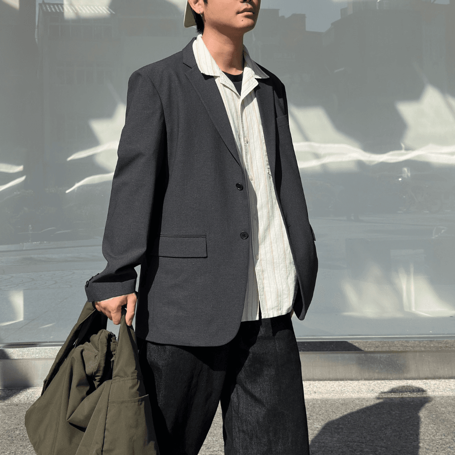 UNIQLO Business Suit Dark Gray