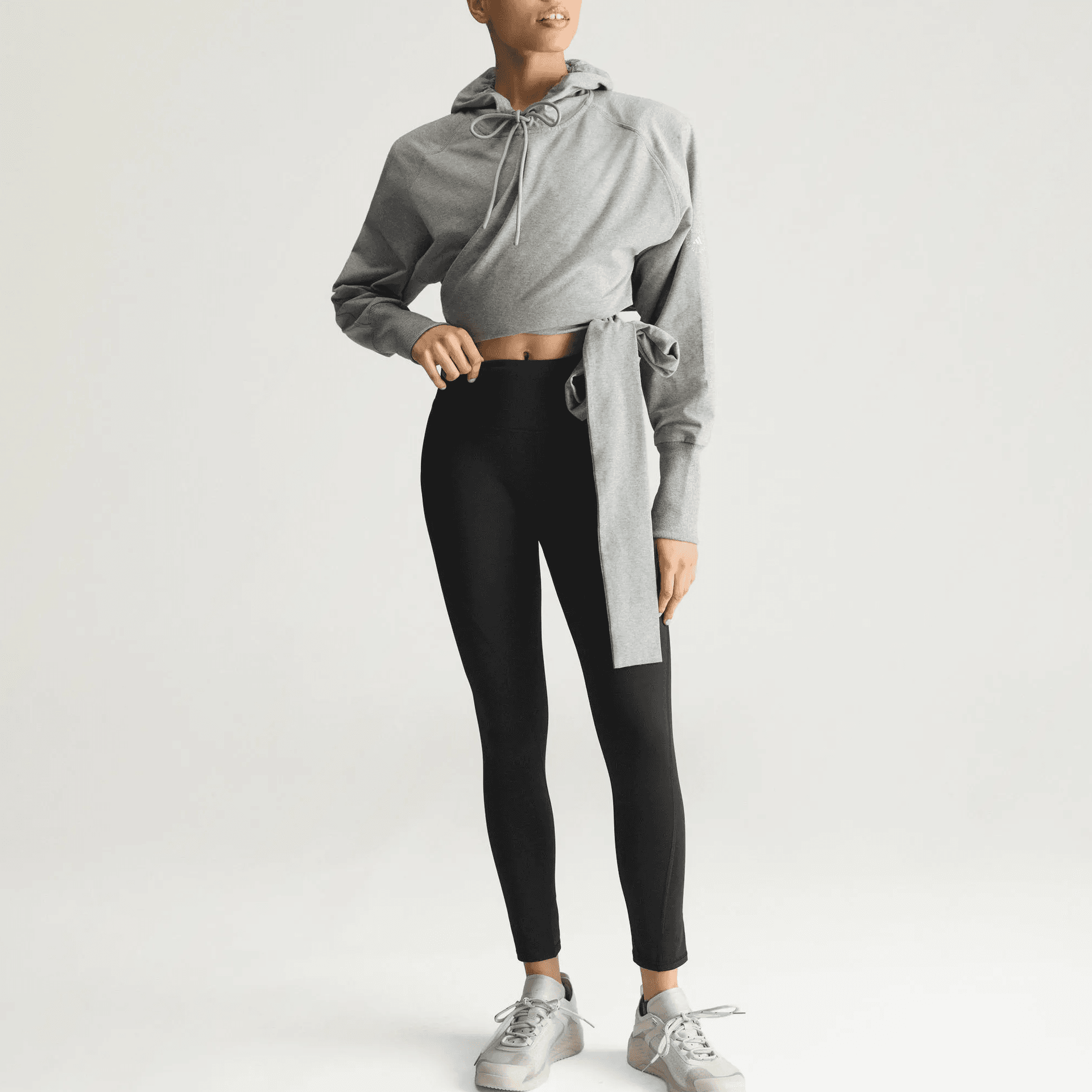 Adidas X Stella McCartney Stella McCartney Jackets Basic Heather Gray Hooded (Nondetachable) Moderate Other