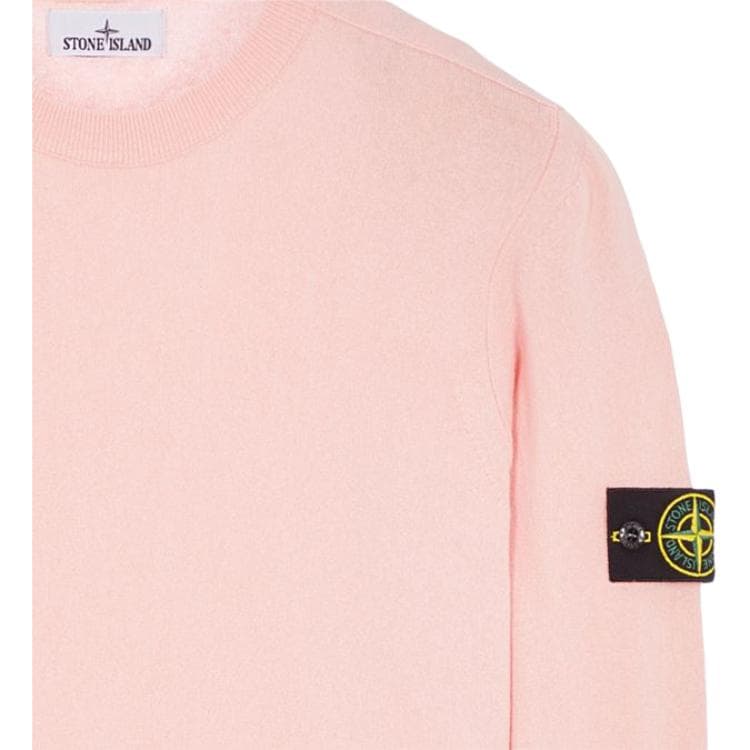 Stone Island logo-patch crew neck sweatshirt
