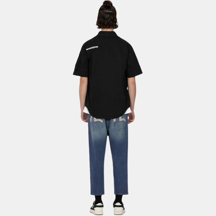 EVISU Jeans Denim Blue Moderate Straight Fit