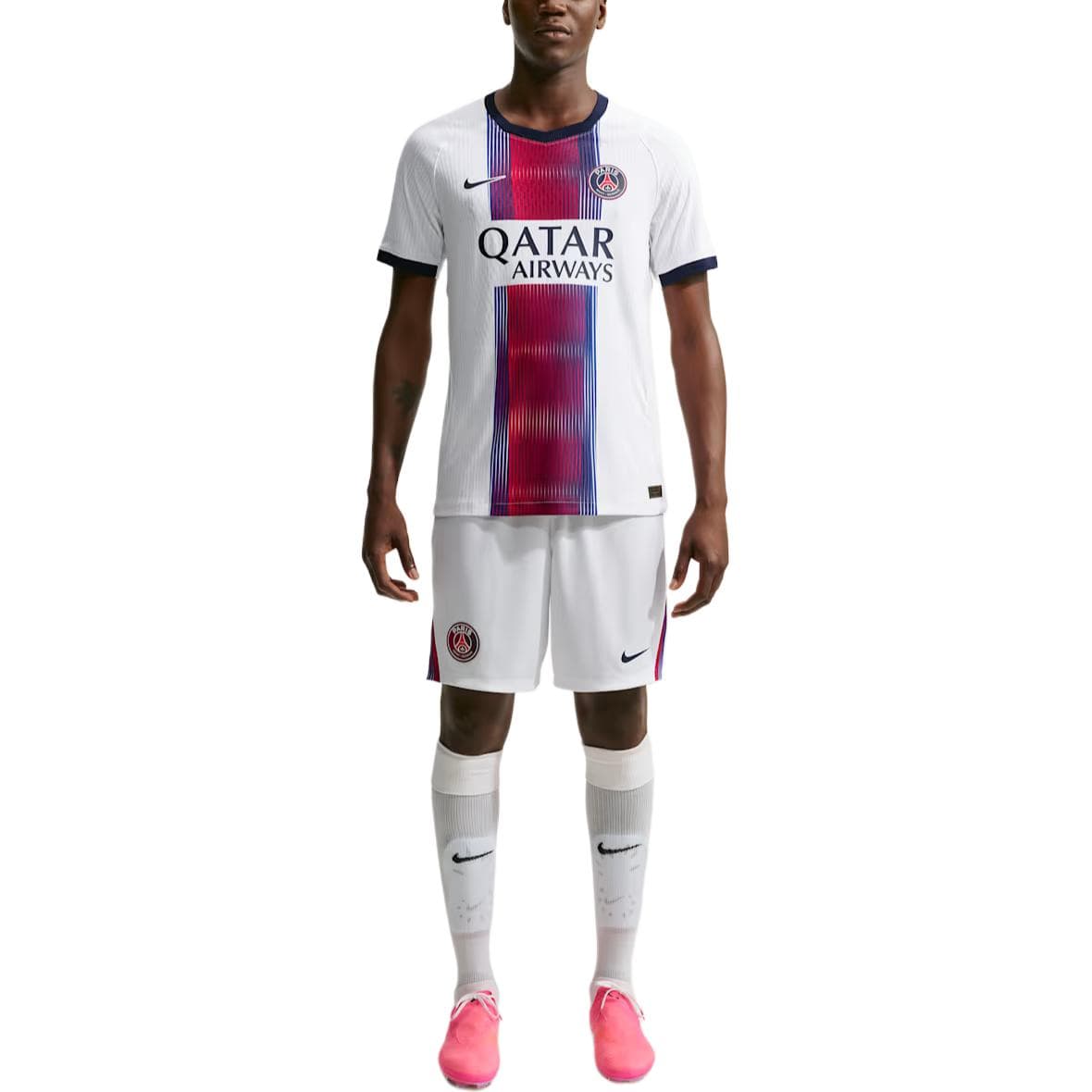 Nike Paris SaintGermain Soccer Jerseys White/Collegiate Marine Blue/Global Red/Collegiate Marine Blue Crew Neck Moderate