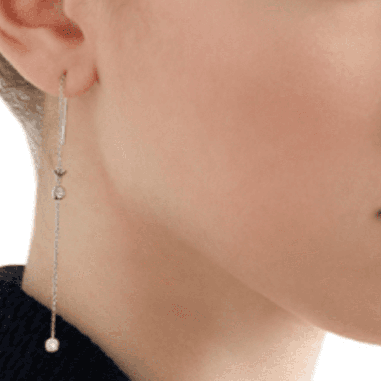 Emporio Armani Sterling Silver Drop Earrings
