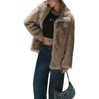 MLB Furs Yellow Stand Collar Moderate