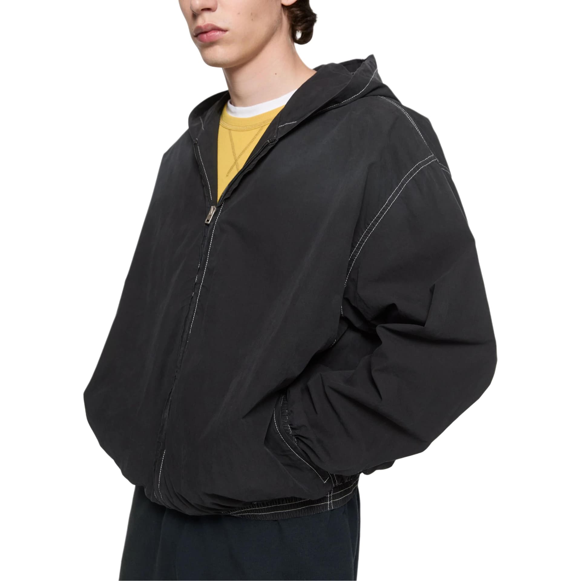 Acne Studios Jackets Black Hooded (Nondetachable) Moderate Straight Fit