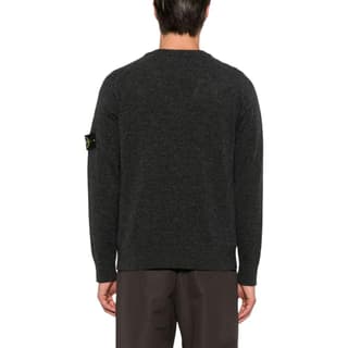 STONE ISLAND Compass Patch VNeck Knitted Cardigan