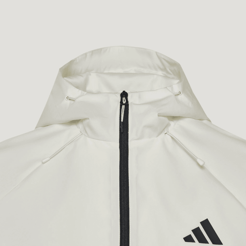 Adidas Jackets Jade White Hooded (Nondetachable) Moderate