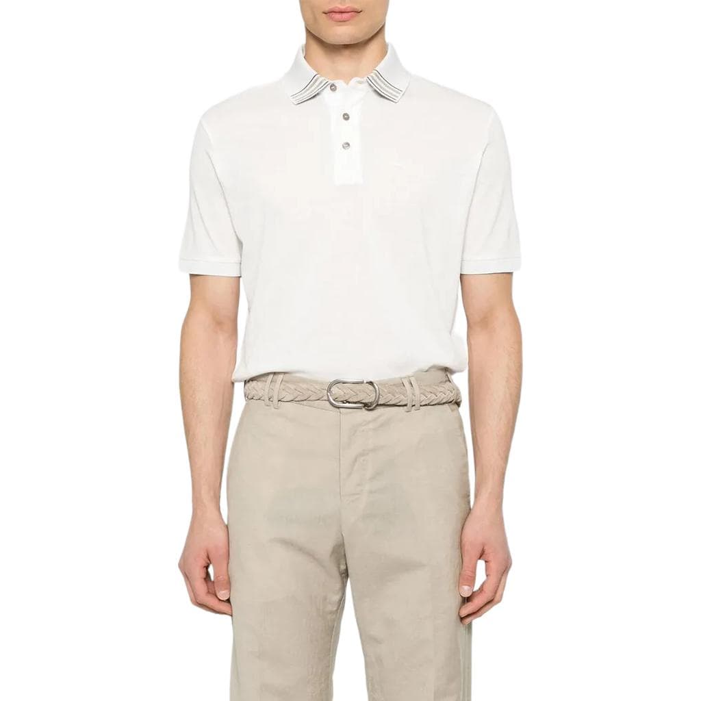EMPORIO ARMANI SS25 Polo Shirt White