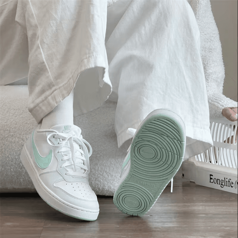 Nike Court Borough RECRAFT White Cyan