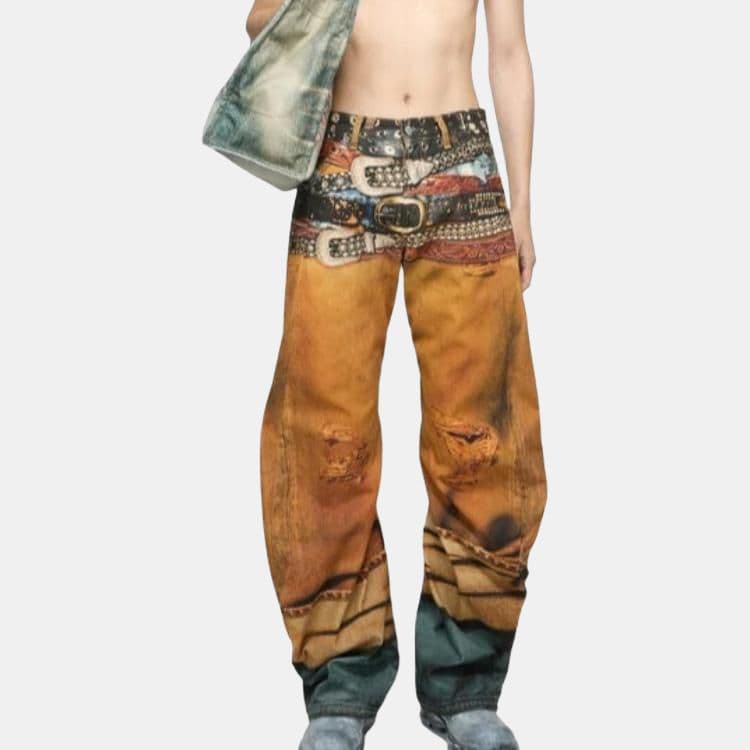 Acne Studios SS25 Jeans Rusty Orange