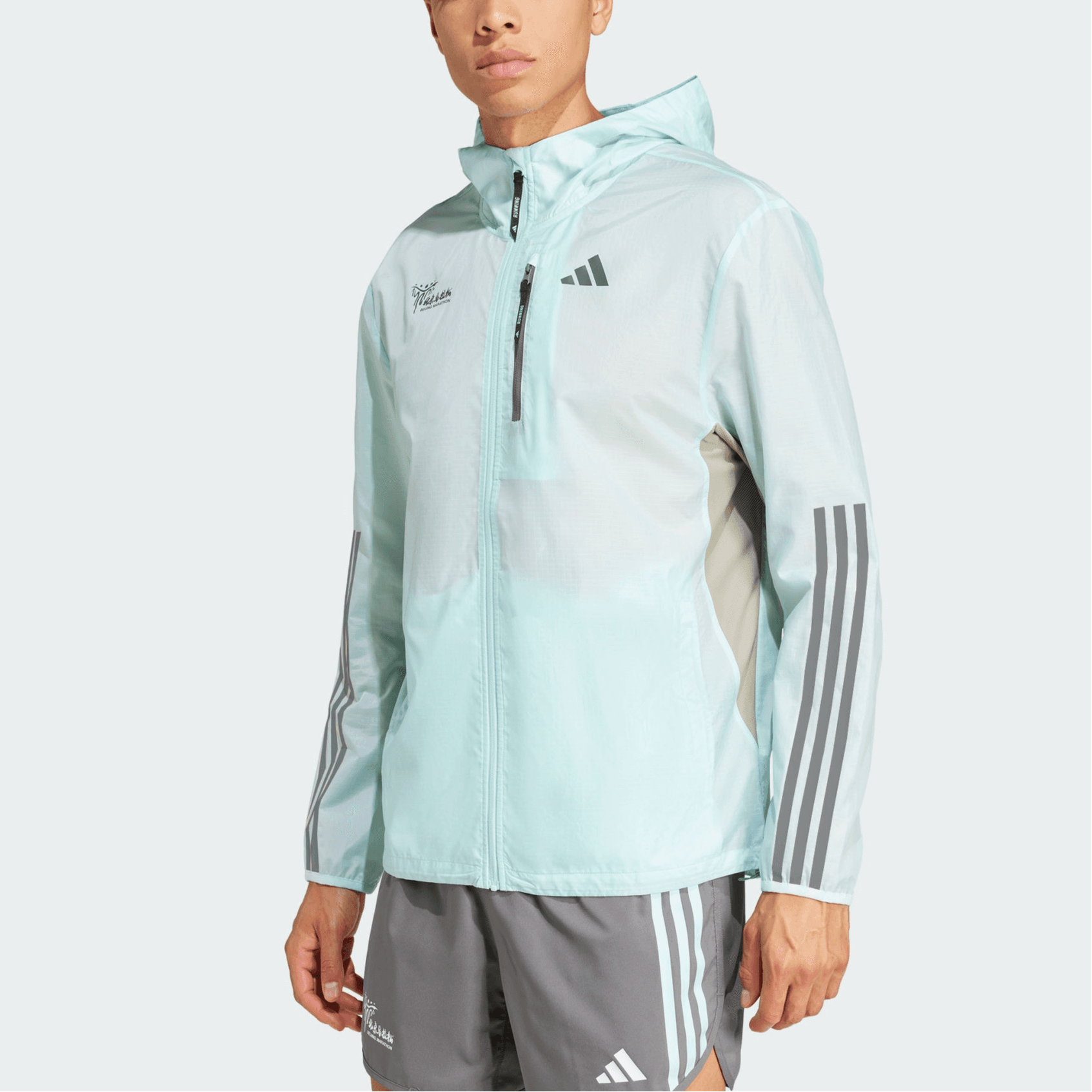 Adidas BJM JKT M Jackets & Blue/Pebble Silver Gray