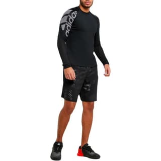Adidas Raglan Sleeve T Shirt Black