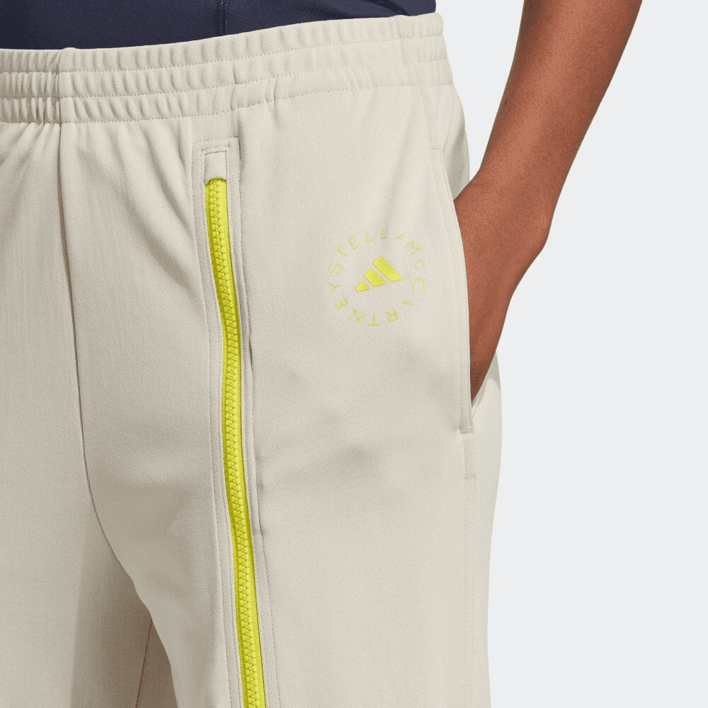 Adidas Knitted Sweatpants Light Yellow Moderate Flared